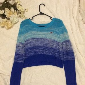 Ombré blue sweater